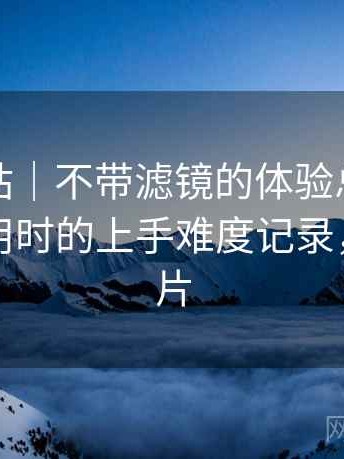 蘑菇网站｜不带滤镜的体验总结：第一次使用时的上手难度记录，蘑菇网片