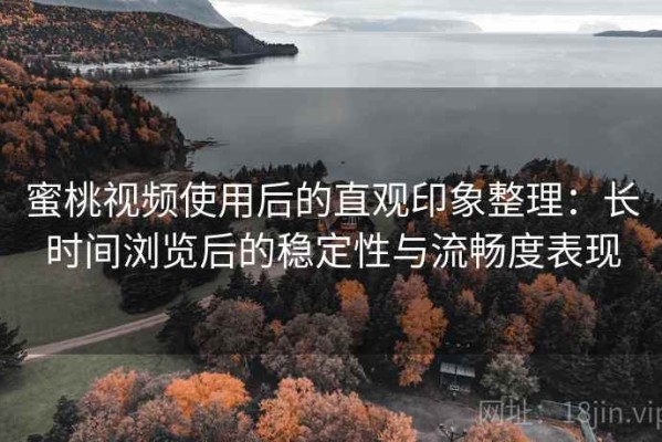 蜜桃视频使用后的直观印象整理：长时间浏览后的稳定性与流畅度表现