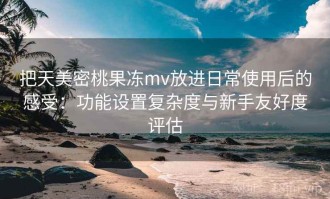 把天美密桃果冻mv放进日常使用后的感受：功能设置复杂度与新手友好度评估