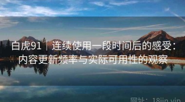 白虎91｜连续使用一段时间后的感受：内容更新频率与实际可用性的观察