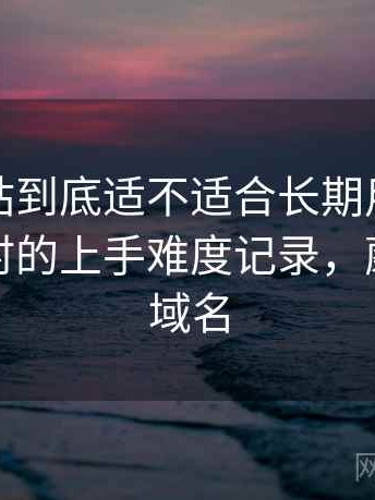 蘑菇网站到底适不适合长期用？第一次使用时的上手难度记录，蘑菇网站域名