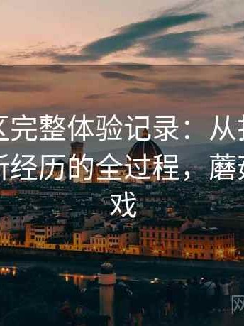 蘑菇社区完整体验记录：从打开到使用顺手所经历的全过程，蘑菇社新游戏