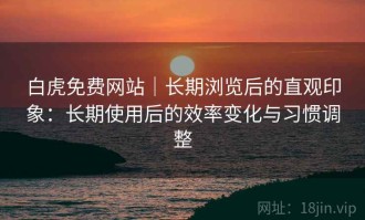 白虎免费网站｜长期浏览后的直观印象：长期使用后的效率变化与习惯调整