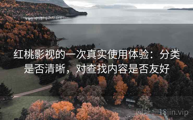 红桃影视的一次真实使用体验：分类是否清晰，对查找内容是否友好