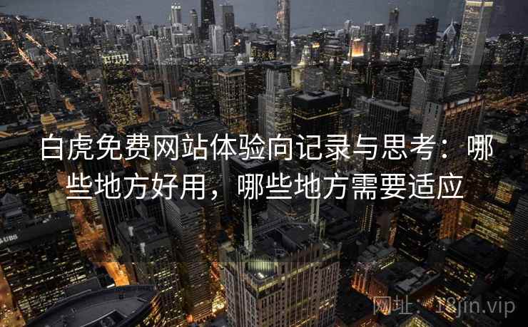 白虎免费网站体验向记录与思考：哪些地方好用，哪些地方需要适应
