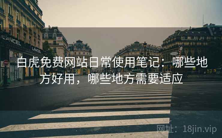 白虎免费网站日常使用笔记:哪些地方好用,哪些地方需要适应 白虎免费网站日常使用笔记:哪些地方好用,哪些地方需要适应